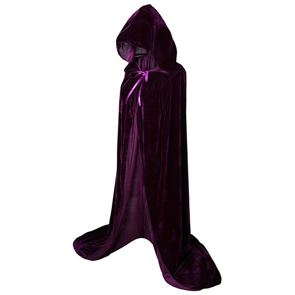 Bathrobe - Хэллоуин плащи готический плащ с капюшоном