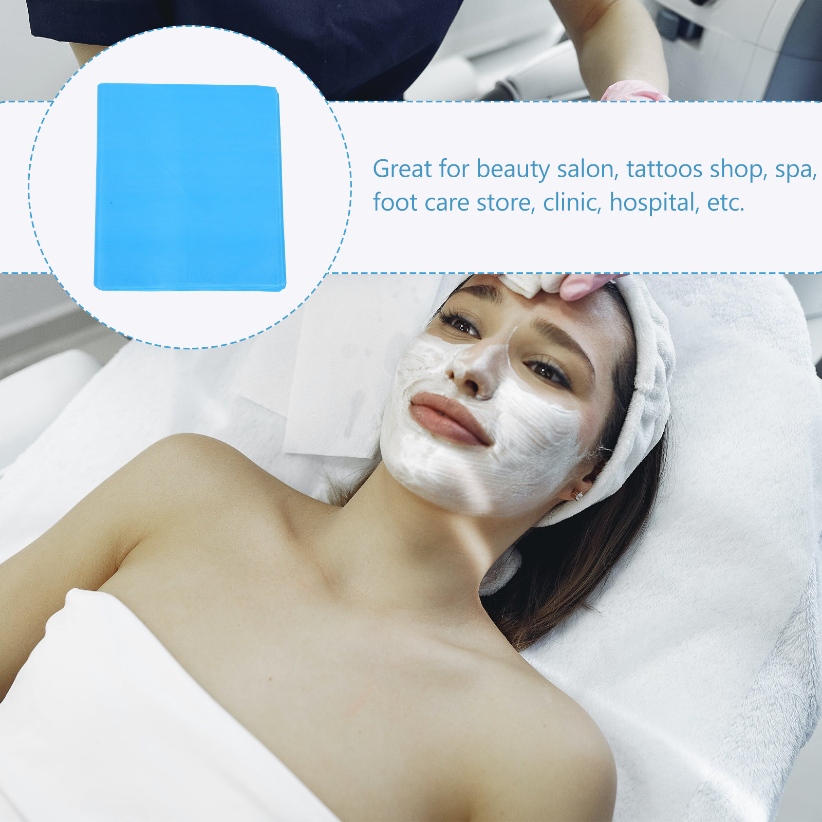 100 листов одноразовых полотен – обзор и цена Spa Towel