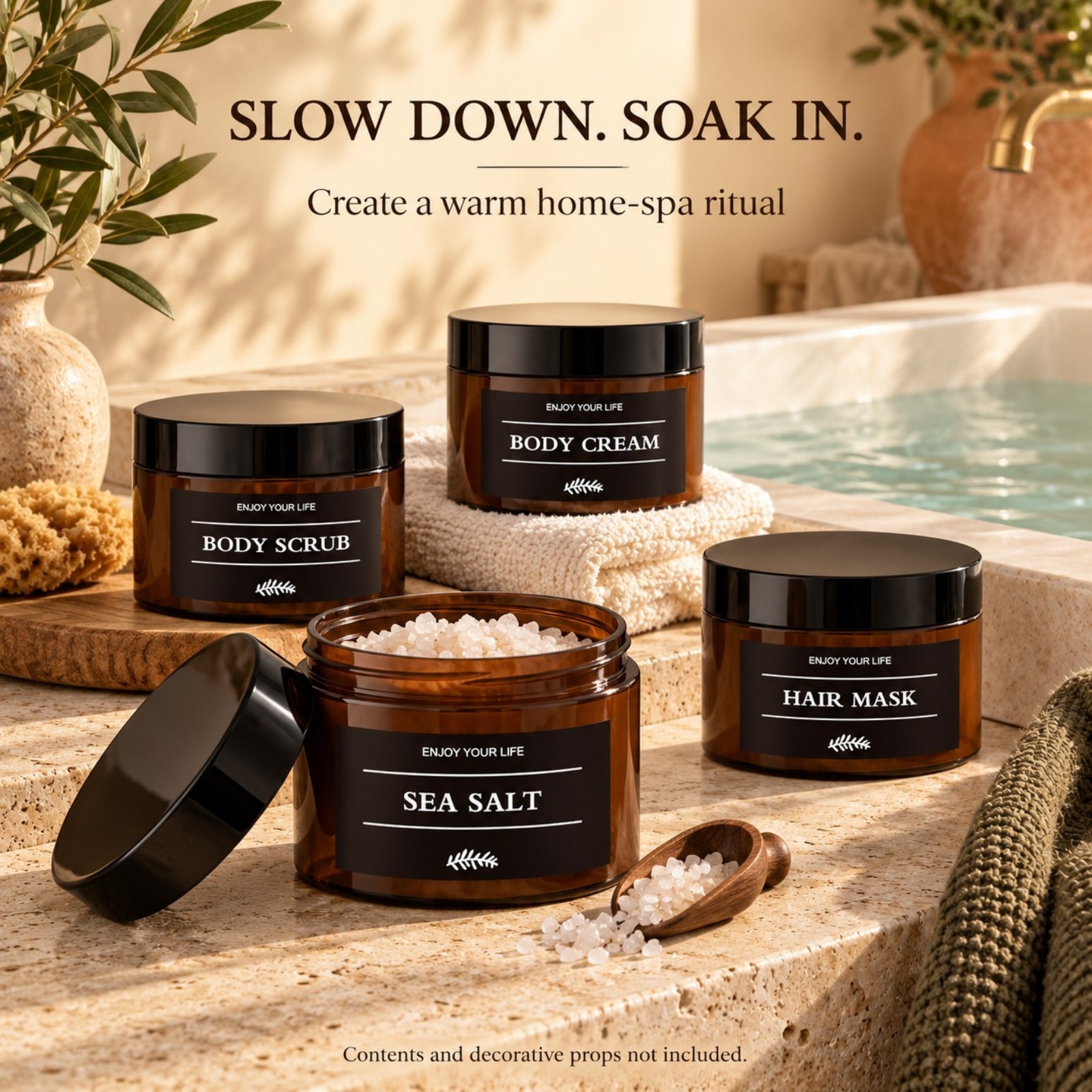 Набор из 3 пластиковых баночек – обзор и цена Bath Salts