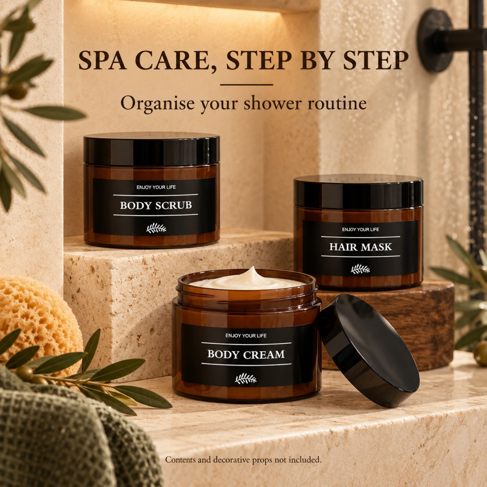 Набор из 3 пластиковых баночек – обзор и цена Bath Salts