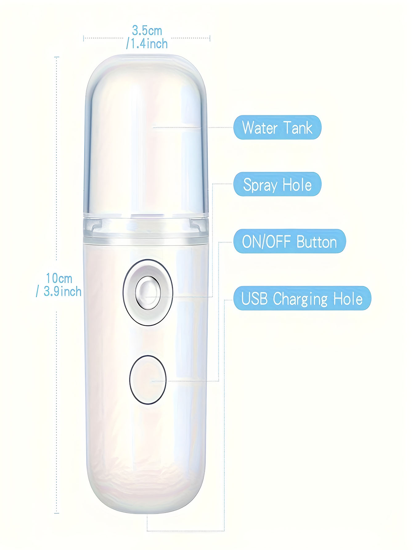 USB-распылитель для лица, увла – обзор и цена Face Steamer